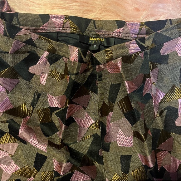 Banu Paris Jacquard abstract pattern coord suit set - Picture 13 of 14